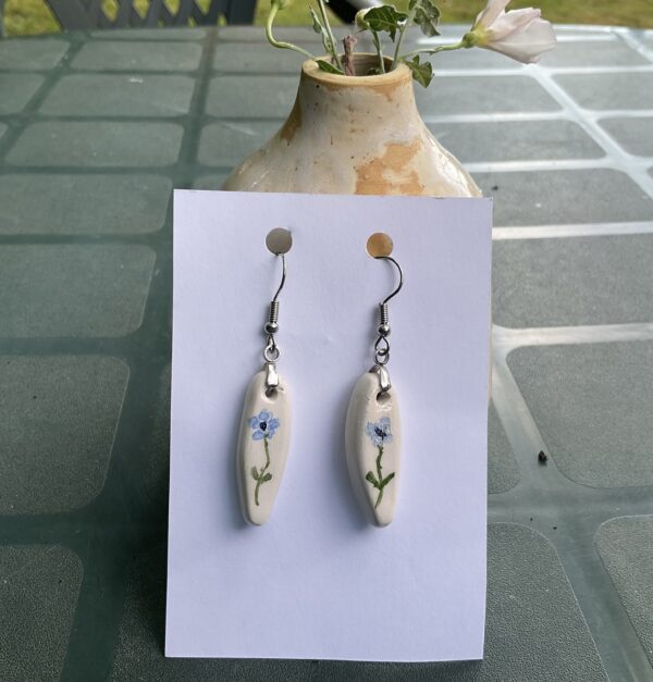 Pendientes flor